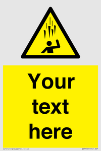 Custom Falling Ice sign